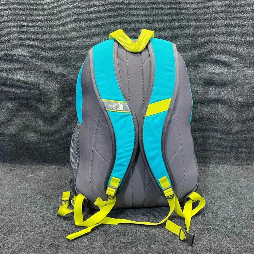 The North Face Wasatch Backpack C068 133  T118/T518 Teal/Grey/Yellow 35L Daypack